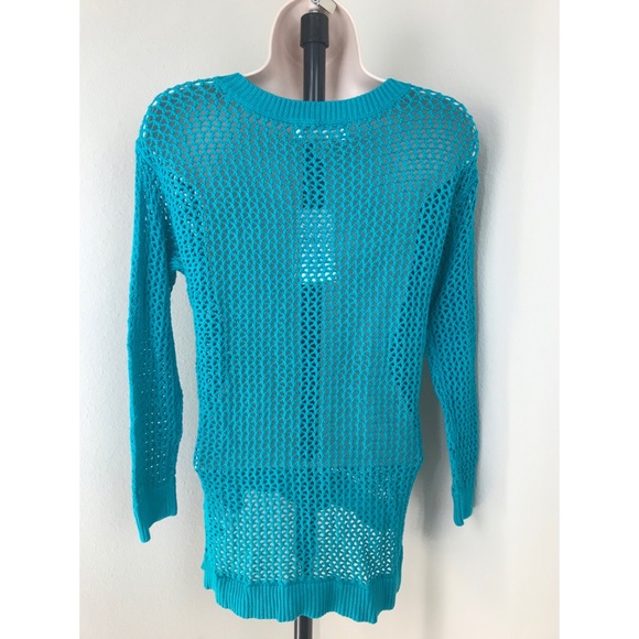 NWT Michael Kors Crochet Knit Sweater - Picture 4 of 7